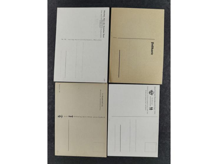 1936/46, reichhaltige Partie mit über 150 Propagandakarten sowie einigen Vignetten und kompletten Bildpostkarten-Sätzen mit v