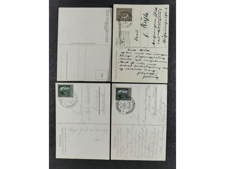 1936/46, reichhaltige Partie mit über 150 Propagandakarten sowie einigen Vignetten und kompletten Bildpostkarten-Sätzen mit v