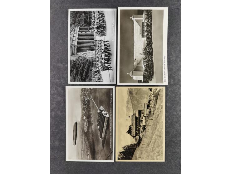 1936/46, reichhaltige Partie mit über 150 Propagandakarten sowie einigen Vignetten und kompletten Bildpostkarten-Sätzen mit v