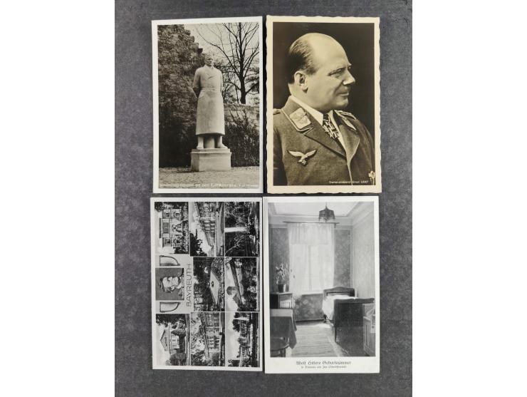 1936/46, reichhaltige Partie mit über 150 Propagandakarten sowie einigen Vignetten und kompletten Bildpostkarten-Sätzen mit v