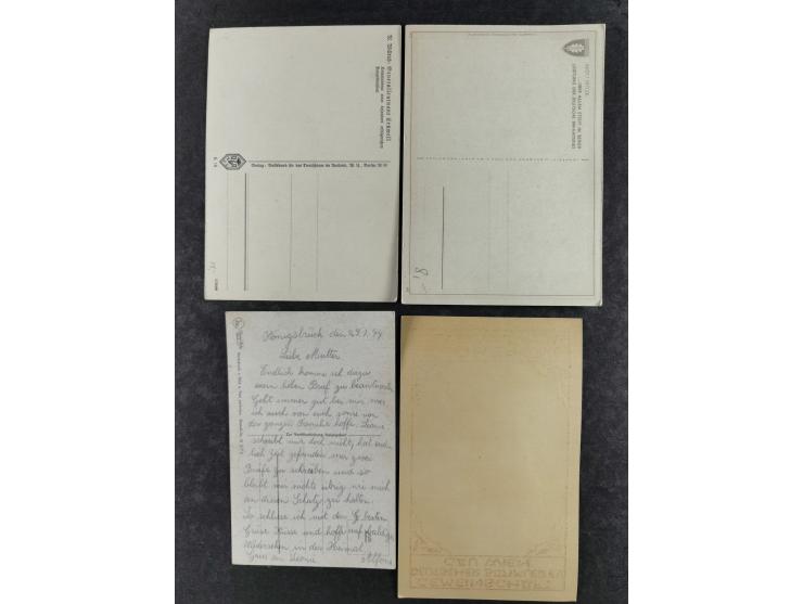 1936/46, reichhaltige Partie mit über 150 Propagandakarten sowie einigen Vignetten und kompletten Bildpostkarten-Sätzen mit v