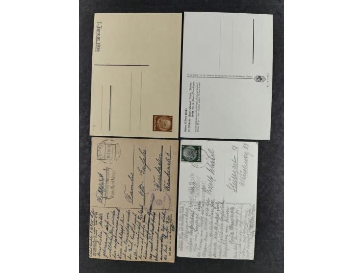 1936/46, reichhaltige Partie mit über 150 Propagandakarten sowie einigen Vignetten und kompletten Bildpostkarten-Sätzen mit v