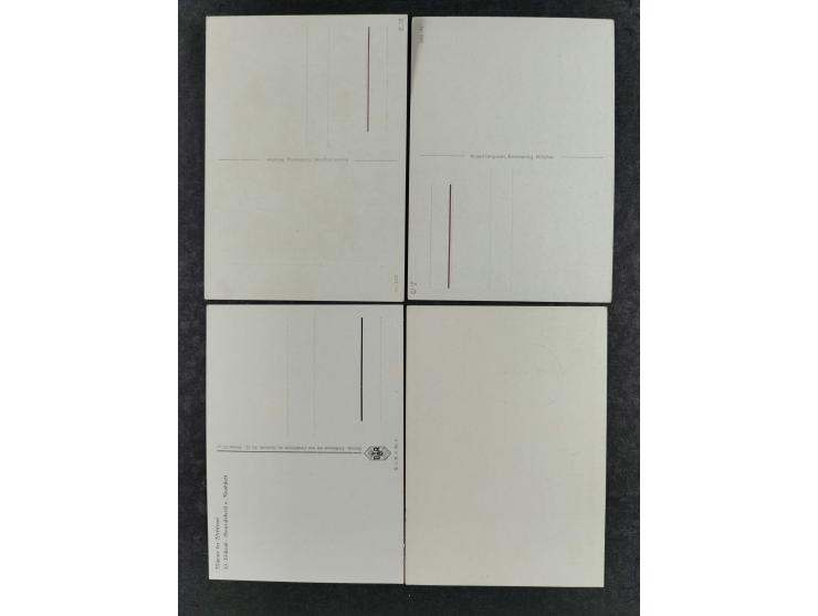 1936/46, reichhaltige Partie mit über 150 Propagandakarten sowie einigen Vignetten und kompletten Bildpostkarten-Sätzen mit v