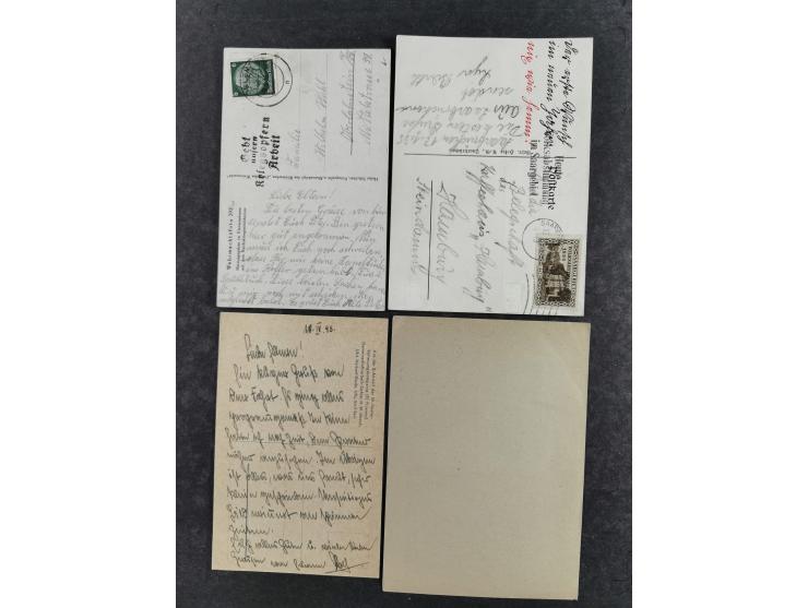 1936/46, reichhaltige Partie mit über 150 Propagandakarten sowie einigen Vignetten und kompletten Bildpostkarten-Sätzen mit v