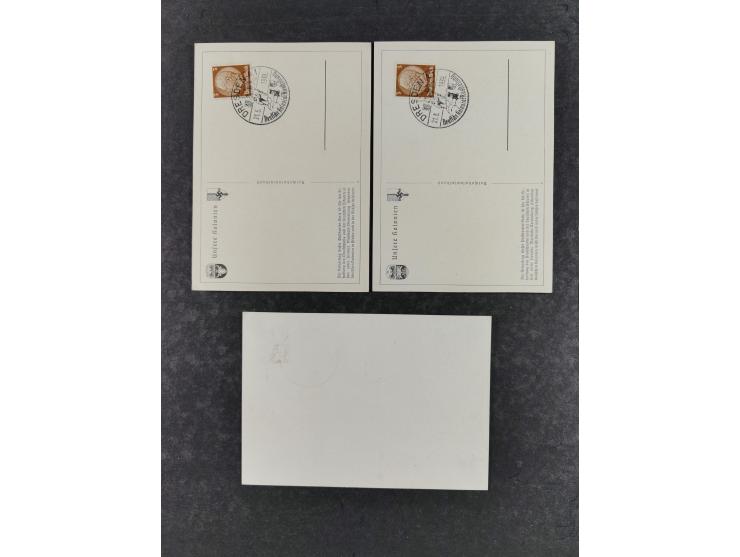 1936/46, reichhaltige Partie mit über 150 Propagandakarten sowie einigen Vignetten und kompletten Bildpostkarten-Sätzen mit v