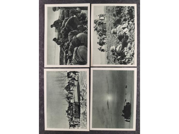 1936/46, reichhaltige Partie mit über 150 Propagandakarten sowie einigen Vignetten und kompletten Bildpostkarten-Sätzen mit v