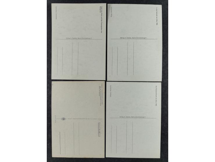 1936/46, reichhaltige Partie mit über 150 Propagandakarten sowie einigen Vignetten und kompletten Bildpostkarten-Sätzen mit v