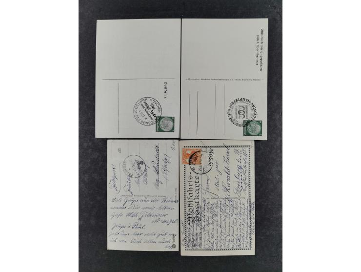 1936/46, reichhaltige Partie mit über 150 Propagandakarten sowie einigen Vignetten und kompletten Bildpostkarten-Sätzen mit v