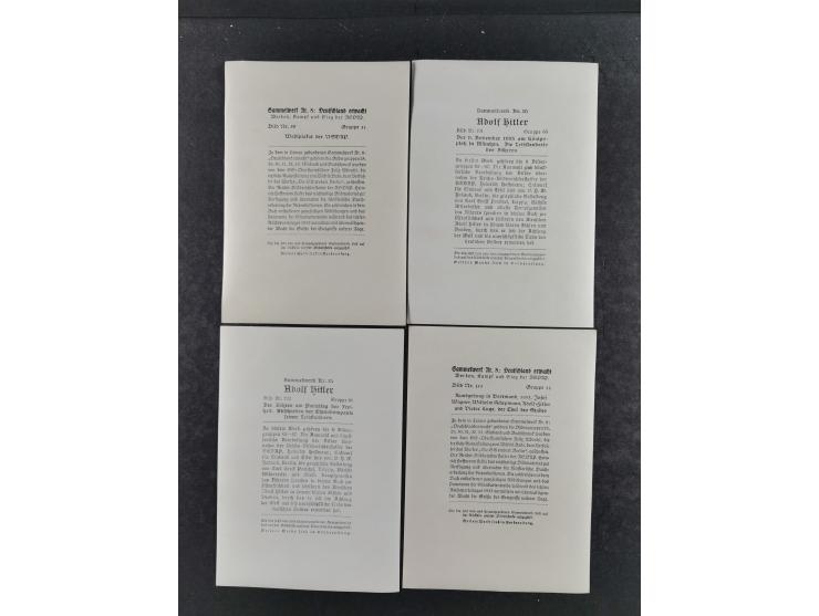 1936/46, reichhaltige Partie mit über 150 Propagandakarten sowie einigen Vignetten und kompletten Bildpostkarten-Sätzen mit v