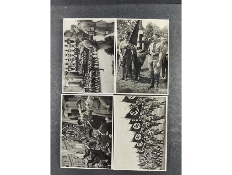 1936/46, reichhaltige Partie mit über 150 Propagandakarten sowie einigen Vignetten und kompletten Bildpostkarten-Sätzen mit v