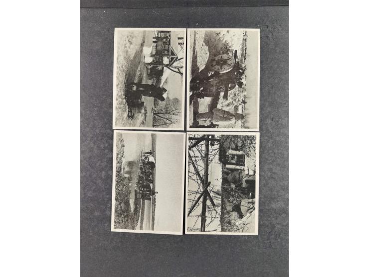 1936/46, reichhaltige Partie mit über 150 Propagandakarten sowie einigen Vignetten und kompletten Bildpostkarten-Sätzen mit v