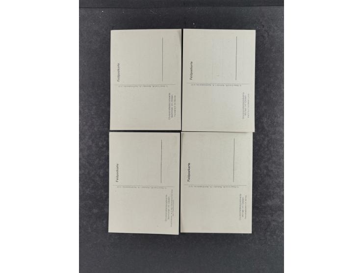 1936/46, reichhaltige Partie mit über 150 Propagandakarten sowie einigen Vignetten und kompletten Bildpostkarten-Sätzen mit v