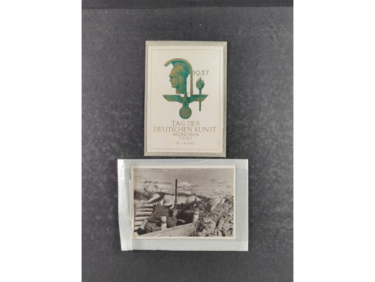 1936/46, reichhaltige Partie mit über 150 Propagandakarten sowie einigen Vignetten und kompletten Bildpostkarten-Sätzen mit v