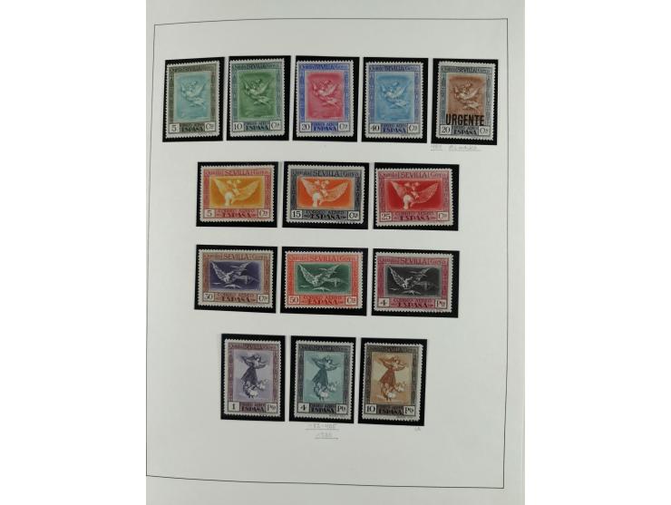 1850/1960, mostly unused and used collection from Michel No. 1 on cover front incl. Spanish colonies and some Portugal with p