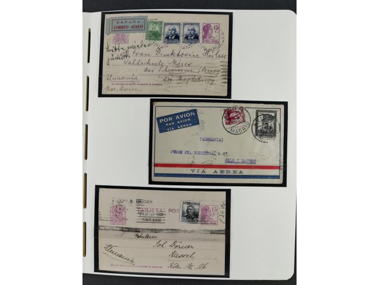 1850/1960, mostly unused and used collection from Michel No. 1 on cover front incl. Spanish colonies and some Portugal with p