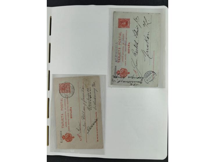 1850/1960, mostly unused and used collection from Michel No. 1 on cover front incl. Spanish colonies and some Portugal with p