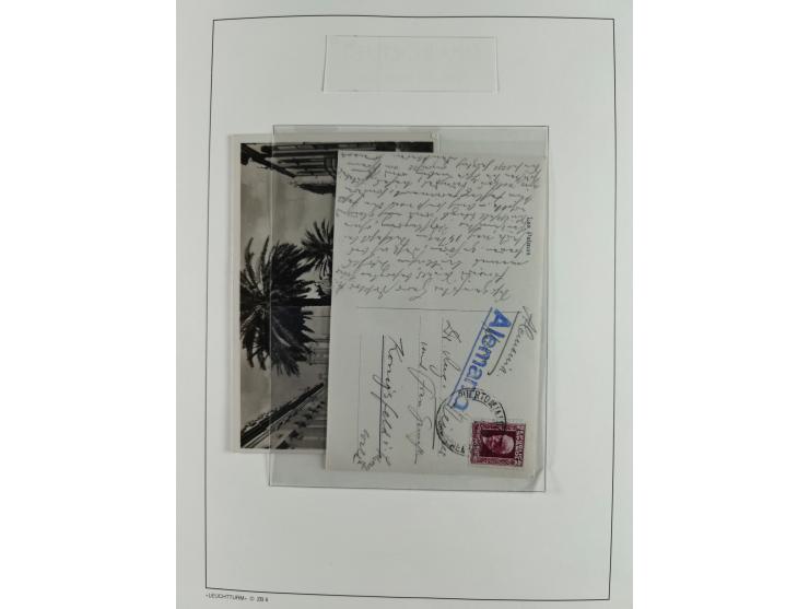 1850/1960, mostly unused and used collection from Michel No. 1 on cover front incl. Spanish colonies and some Portugal with p