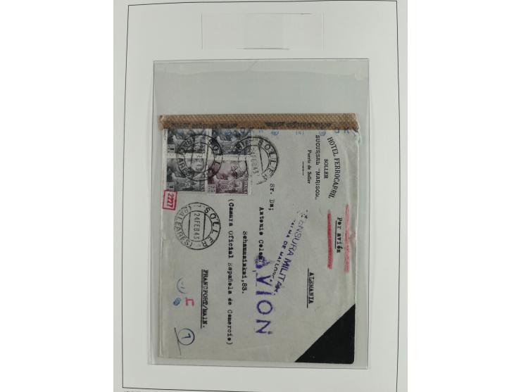 1850/1960, mostly unused and used collection from Michel No. 1 on cover front incl. Spanish colonies and some Portugal with p