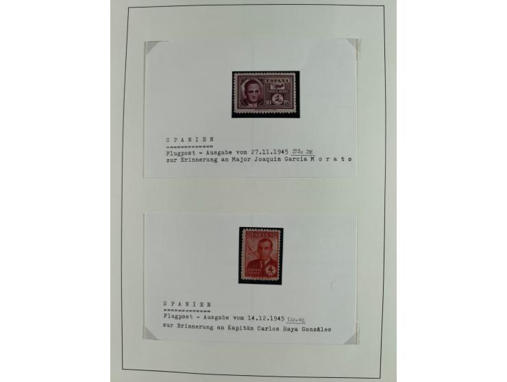 1850/1960, mostly unused and used collection from Michel No. 1 on cover front incl. Spanish colonies and some Portugal with p