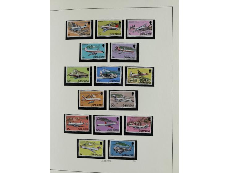 1850/1960, mostly unused and used collection from Michel No. 1 on cover front incl. Spanish colonies and some Portugal with p