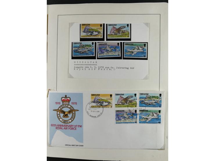 1850/1960, mostly unused and used collection from Michel No. 1 on cover front incl. Spanish colonies and some Portugal with p