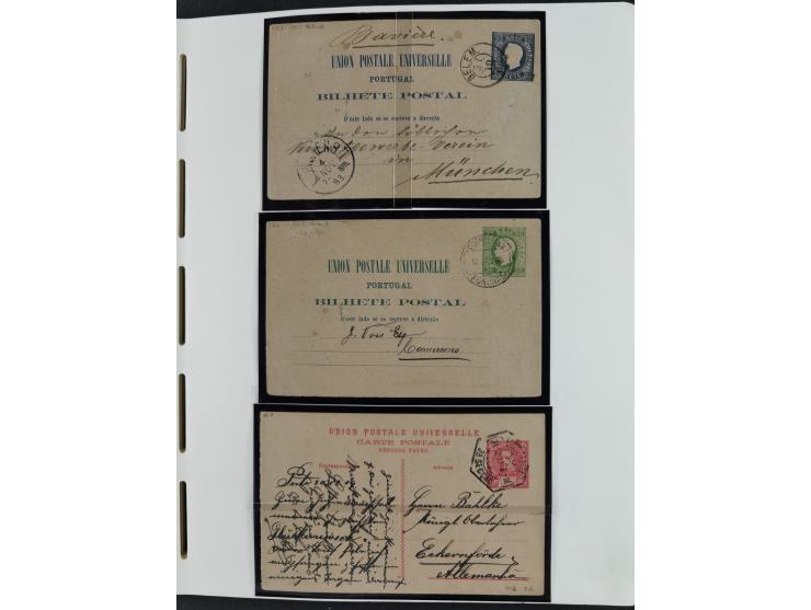 1850/1960, mostly unused and used collection from Michel No. 1 on cover front incl. Spanish colonies and some Portugal with p