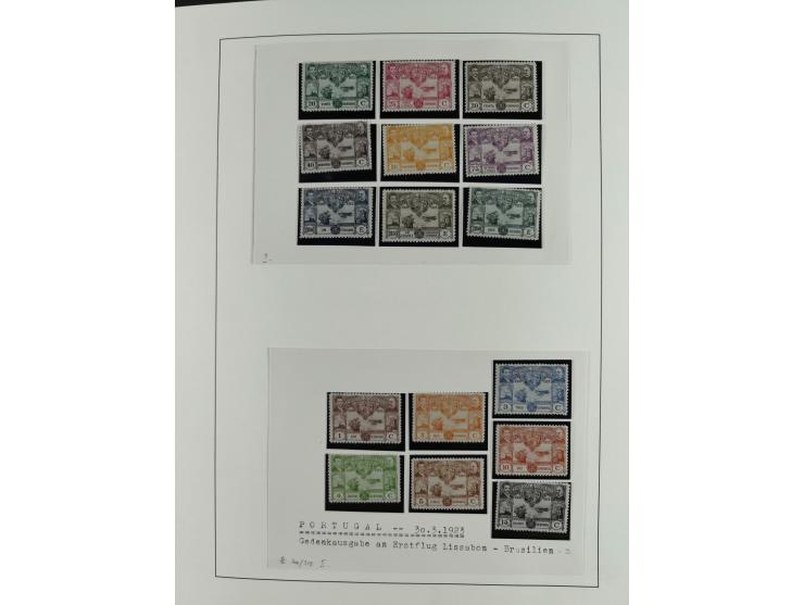 1850/1960, mostly unused and used collection from Michel No. 1 on cover front incl. Spanish colonies and some Portugal with p