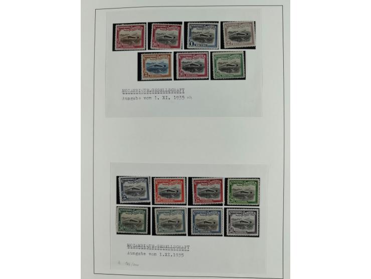 1850/1960, mostly unused and used collection from Michel No. 1 on cover front incl. Spanish colonies and some Portugal with p