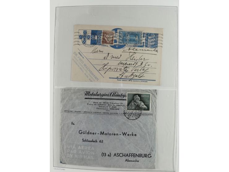 1850/1960, mostly unused and used collection from Michel No. 1 on cover front incl. Spanish colonies and some Portugal with p