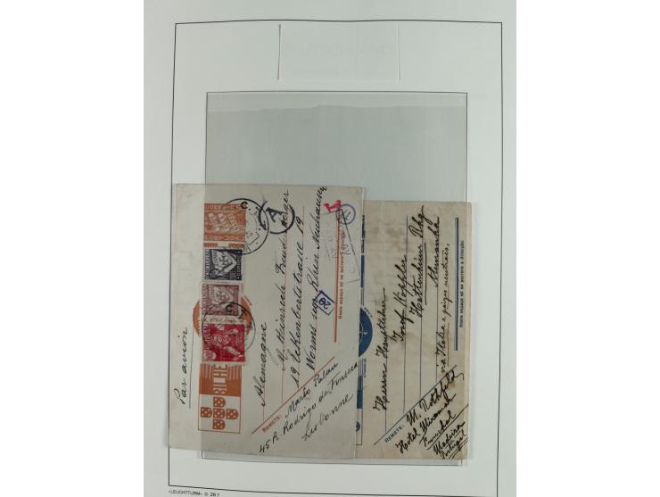 1850/1960, mostly unused and used collection from Michel No. 1 on cover front incl. Spanish colonies and some Portugal with p