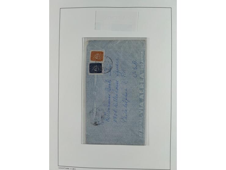 1850/1960, mostly unused and used collection from Michel No. 1 on cover front incl. Spanish colonies and some Portugal with p