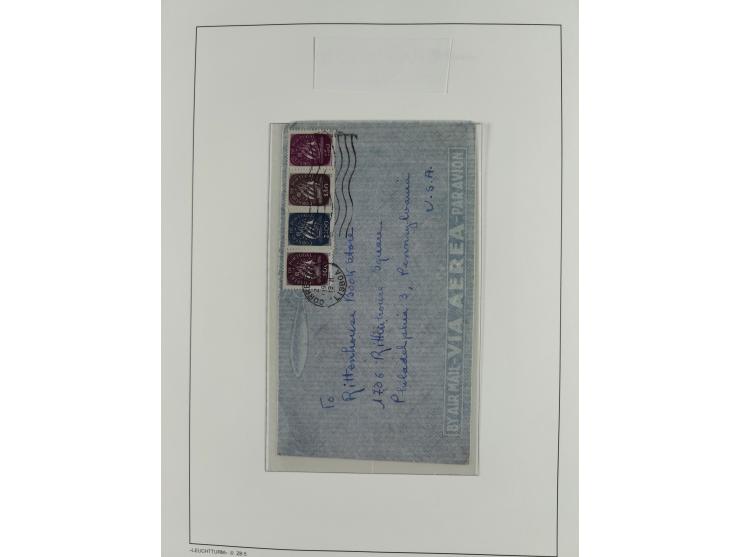 1850/1960, mostly unused and used collection from Michel No. 1 on cover front incl. Spanish colonies and some Portugal with p