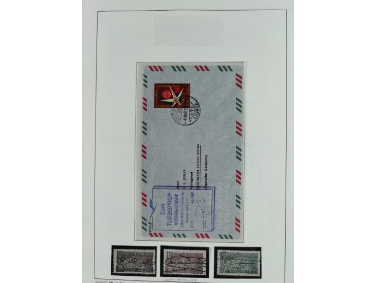 1850/1960, mostly unused and used collection from Michel No. 1 on cover front incl. Spanish colonies and some Portugal with p