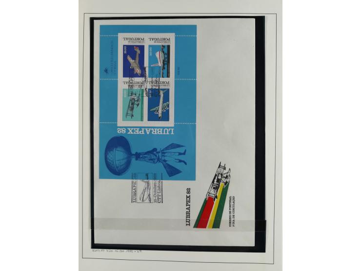 1850/1960, mostly unused and used collection from Michel No. 1 on cover front incl. Spanish colonies and some Portugal with p