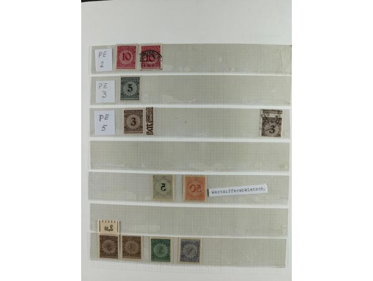 1923/46, in den Hauptnummern kpl. ungebrauchte/postfrische und zusätzlich gestempelte Sammlung inkl. Dienstmarken (gestempelt