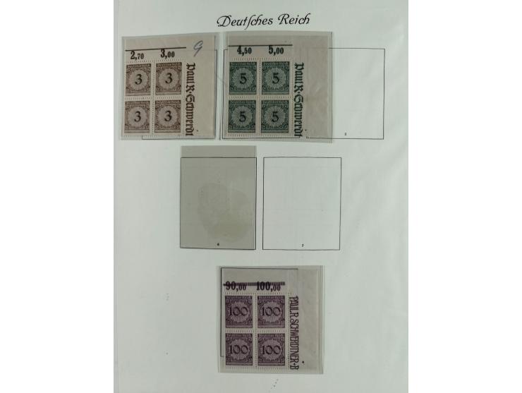 1923/46, in den Hauptnummern kpl. ungebrauchte/postfrische und zusätzlich gestempelte Sammlung inkl. Dienstmarken (gestempelt