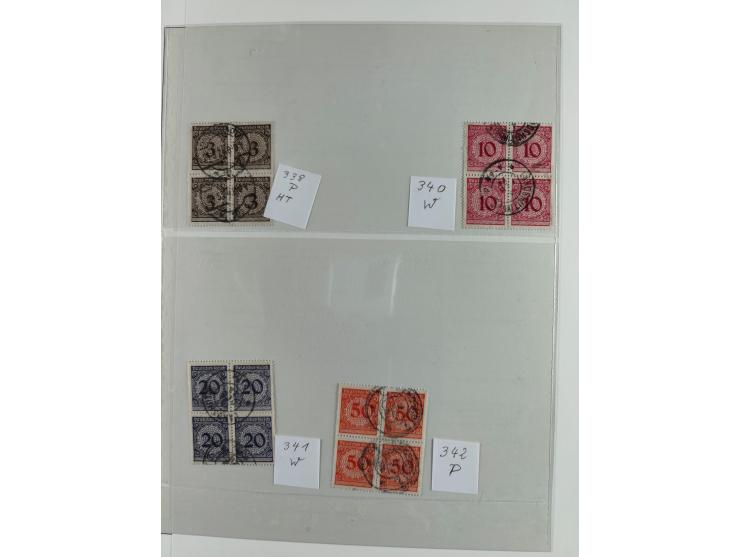 1923/46, in den Hauptnummern kpl. ungebrauchte/postfrische und zusätzlich gestempelte Sammlung inkl. Dienstmarken (gestempelt