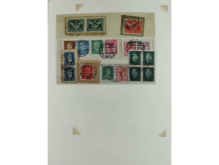 1923/46, in den Hauptnummern kpl. ungebrauchte/postfrische und zusätzlich gestempelte Sammlung inkl. Dienstmarken (gestempelt
