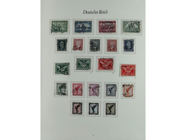 1923/46, in den Hauptnummern kpl. ungebrauchte/postfrische und zusätzlich gestempelte Sammlung inkl. Dienstmarken (gestempelt