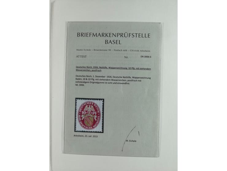 1923/46, in den Hauptnummern kpl. ungebrauchte/postfrische und zusätzlich gestempelte Sammlung inkl. Dienstmarken (gestempelt