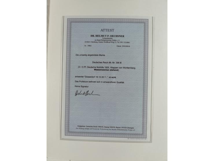 1923/46, in den Hauptnummern kpl. ungebrauchte/postfrische und zusätzlich gestempelte Sammlung inkl. Dienstmarken (gestempelt