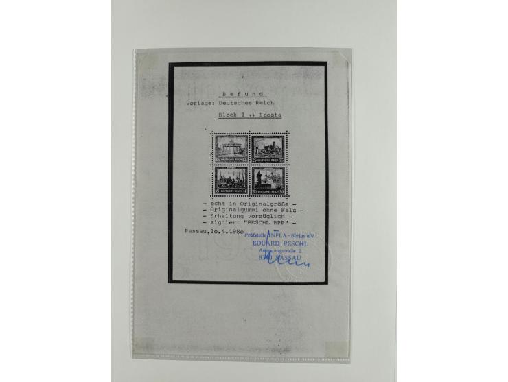 1923/46, in den Hauptnummern kpl. ungebrauchte/postfrische und zusätzlich gestempelte Sammlung inkl. Dienstmarken (gestempelt