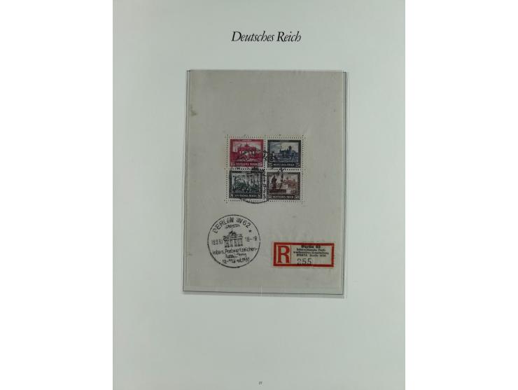 1923/46, in den Hauptnummern kpl. ungebrauchte/postfrische und zusätzlich gestempelte Sammlung inkl. Dienstmarken (gestempelt