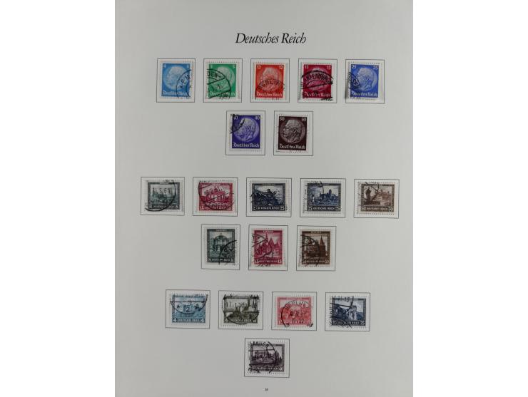 1923/46, in den Hauptnummern kpl. ungebrauchte/postfrische und zusätzlich gestempelte Sammlung inkl. Dienstmarken (gestempelt