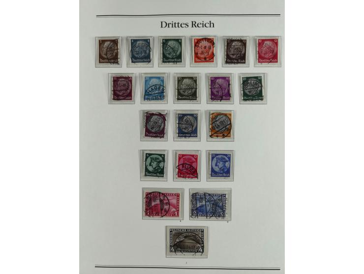 1923/46, in den Hauptnummern kpl. ungebrauchte/postfrische und zusätzlich gestempelte Sammlung inkl. Dienstmarken (gestempelt