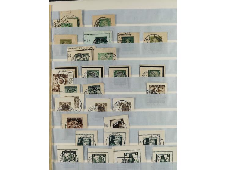 1923/46, in den Hauptnummern kpl. ungebrauchte/postfrische und zusätzlich gestempelte Sammlung inkl. Dienstmarken (gestempelt