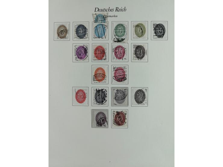 1923/46, in den Hauptnummern kpl. ungebrauchte/postfrische und zusätzlich gestempelte Sammlung inkl. Dienstmarken (gestempelt