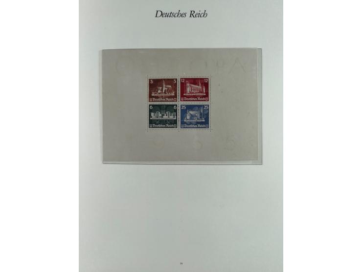 1923/46, in den Hauptnummern kpl. ungebrauchte/postfrische und zusätzlich gestempelte Sammlung inkl. Dienstmarken (gestempelt