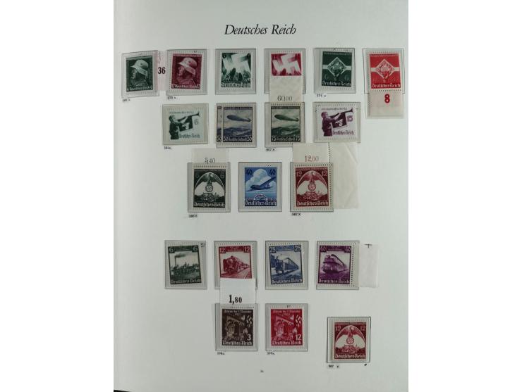 1923/46, in den Hauptnummern kpl. ungebrauchte/postfrische und zusätzlich gestempelte Sammlung inkl. Dienstmarken (gestempelt