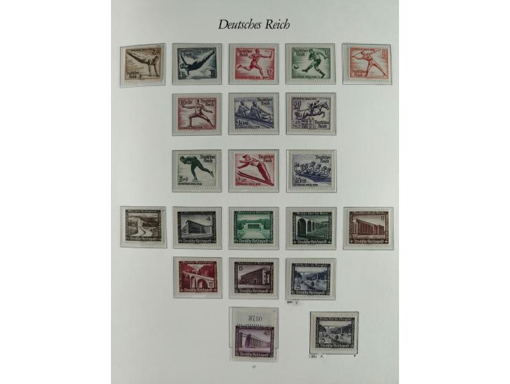 1923/46, in den Hauptnummern kpl. ungebrauchte/postfrische und zusätzlich gestempelte Sammlung inkl. Dienstmarken (gestempelt